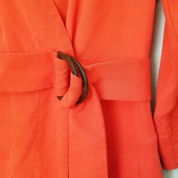 Soft Surroundings Traviata Tencel Wrap Dress Belted Cottage Resort Brunch PM - Picture 8 of 15